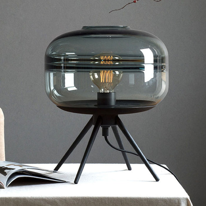 decoramo Wavelet Blown Glass Table Lamp