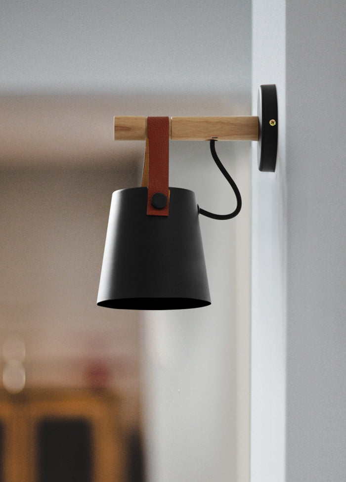 Decoramo Wooden Lantern Nordic Hanging Wall Lamp