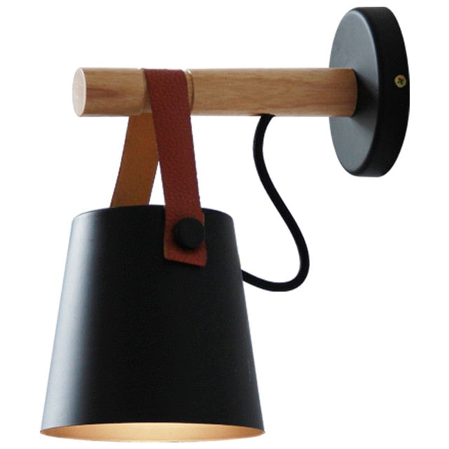 Decoramo Wooden Lantern Nordic Hanging Wall Lamp
