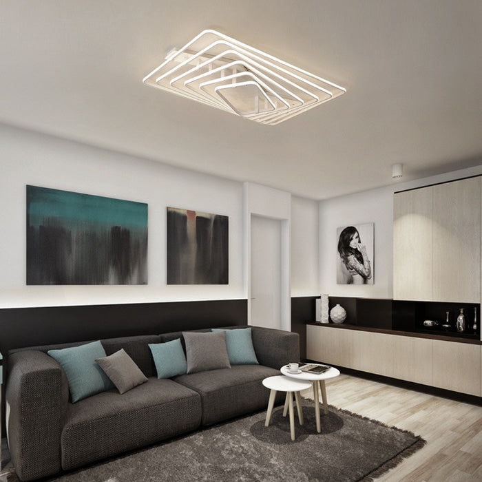 Decoramo Dilan - Modern LED Twist Layer Ceiling Light
