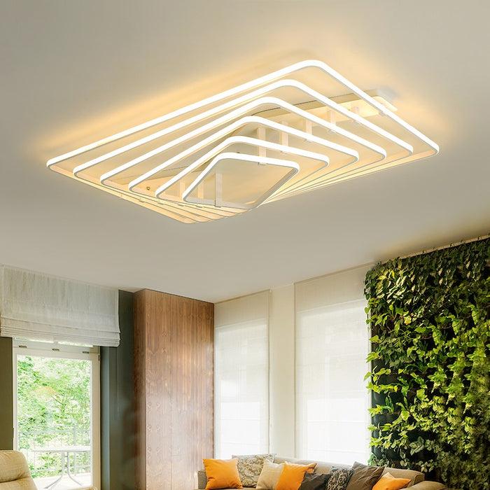 decoramo Dilan - Modern LED Twist Layer Ceiling Light