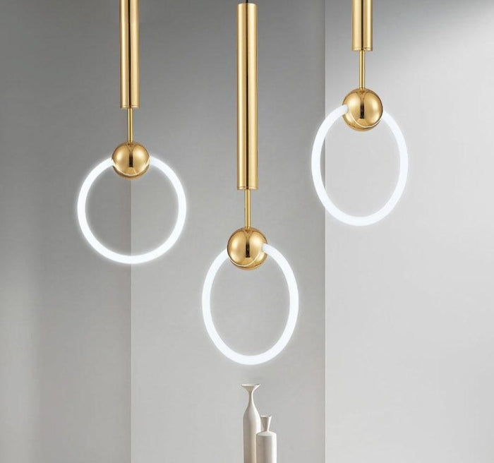 decoramo Floating LED Ring - Modern Chandelier - Suspension Lighting