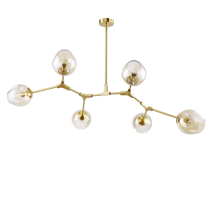 Decoramo Glass Globes Ceiling Light Industrial Style Pendant