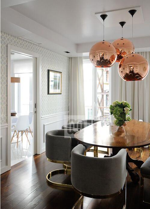 Decoramo Globe Wide Mini Glass Pendant Lights 7 & 3/4"