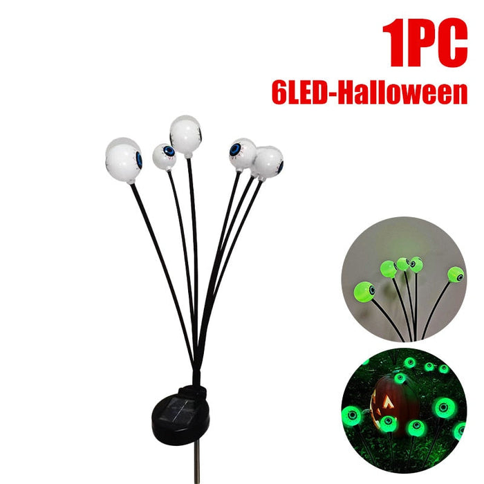 Decoramo Halloween Eyeballs Terror Solar Lights IP65 Waterproof