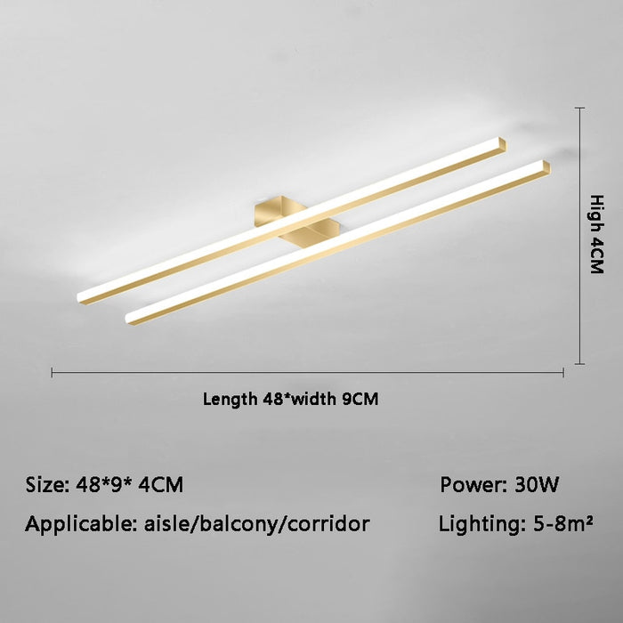 Decoramo Hallway Corridor Staircase Nordic Lamp Long LED Ceiling Lights