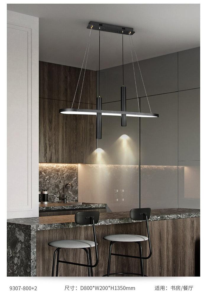 Decoramo LED Chandelier Modern Art Island Table Hanging Lamp Chandelier Fixture