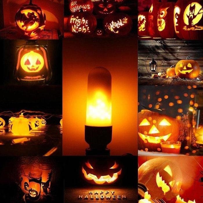 Decoramo LED Flame Effect Flickering Fire Light Bulb With Gravity Sensor