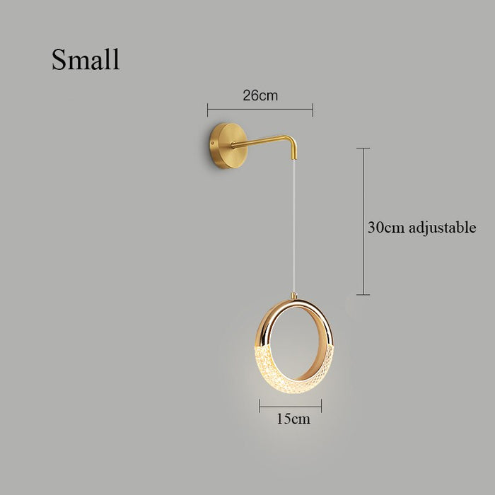 Decoramo Luxury Gold Nordic Interior LED Wall Light Fixture