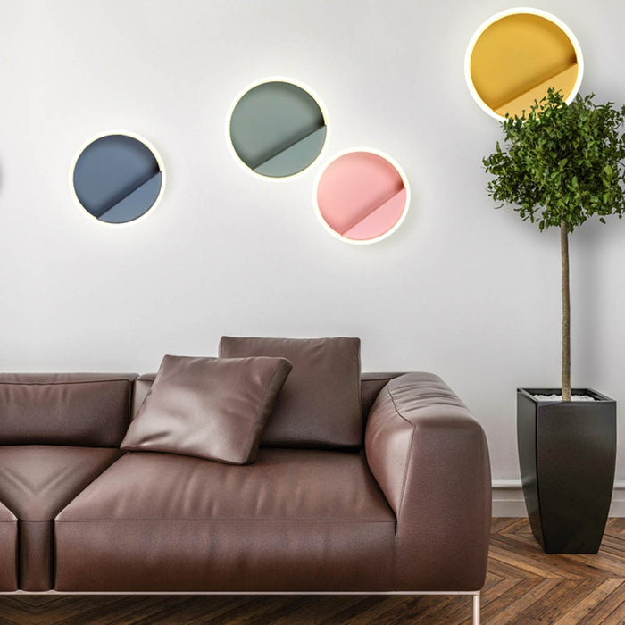 Decoramo Macarone - Modern Nordic Round LED Wall Lamp