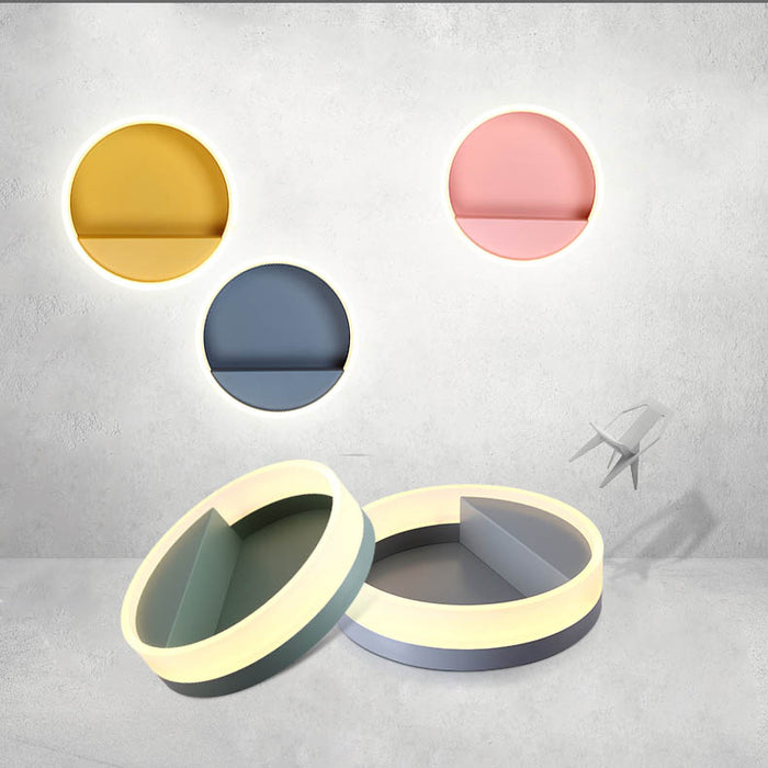 Decoramo Macarone - Modern Nordic Round LED Wall Lamp