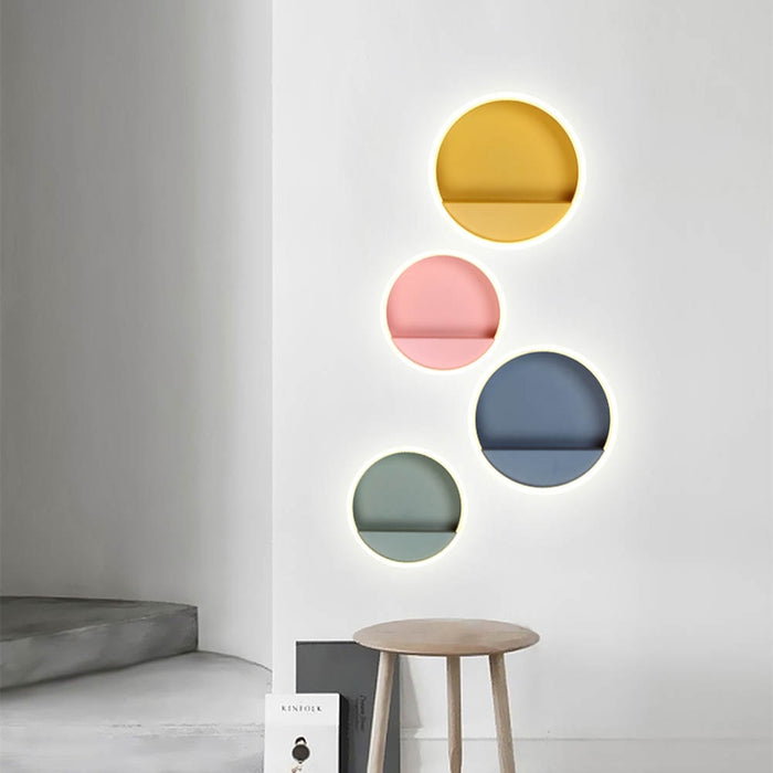 decoramo Macarone - Modern Nordic Round LED Wall Lamp