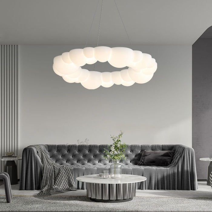 decoramo Modern Cloud LED Ceiling Pendant Chandelier