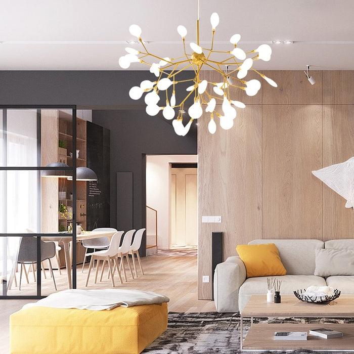 Decoramo Modern Firefly LED Chandelier - Sofrey Selects