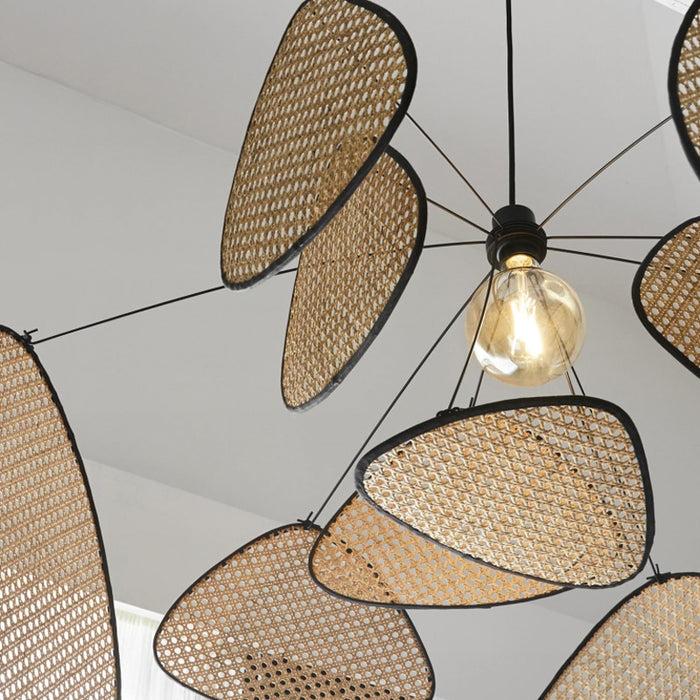 Decoramo Modern Leaf Grid Rural Hand Made Art Chandelier