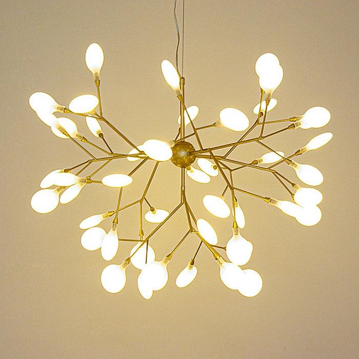 decoramo Modern LED Firefly Chandelier For Living Room Bedroom Kitchen Indoor Lamp Fixture Lights