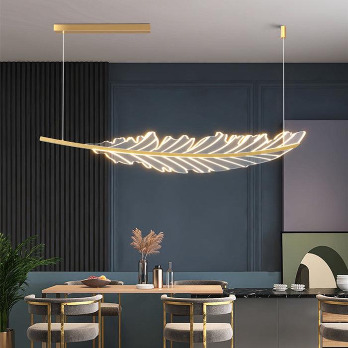 decoramo Modern LED Nordic Leaf Shaped Fixture Chandelier