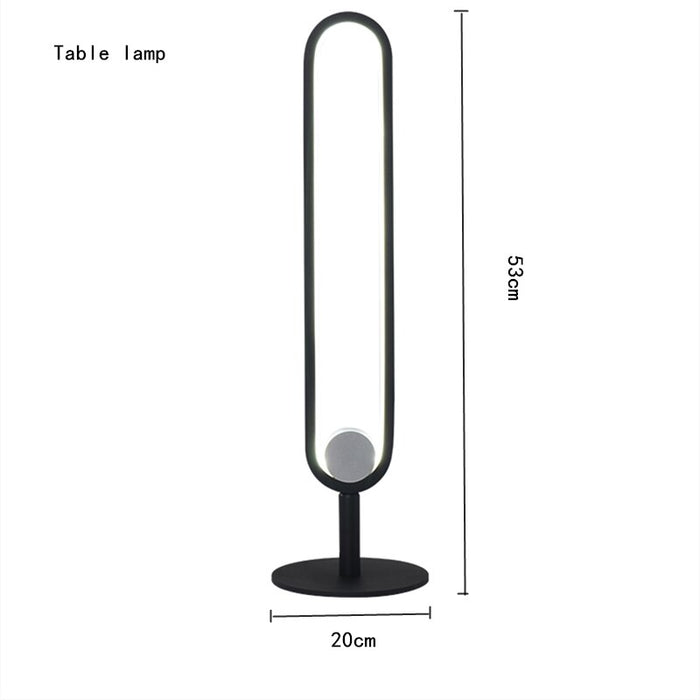 Decoramo Modern Remote Control U Shape Floor Led Lamp