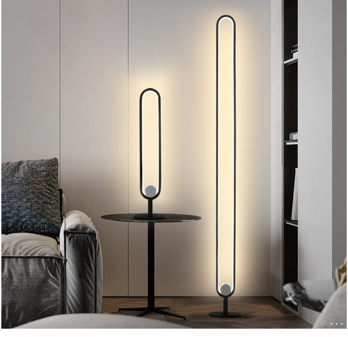 decoramo Modern Remote Control U Shape Floor Led Lamp