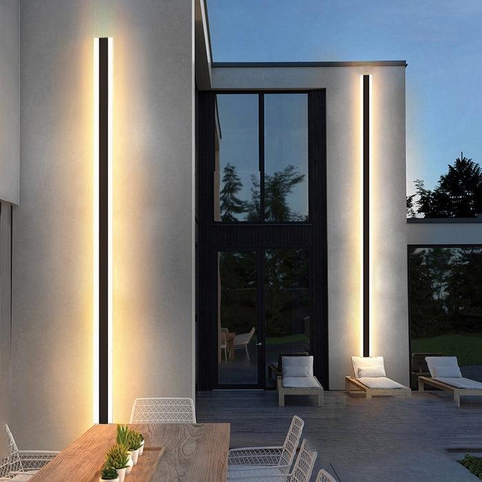 decoramo Modern Waterproof Outdoor Long Strip LED Wall Lamp on Sale