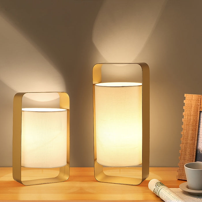 Decoramo Nate - Modern Frame Floating Lantern Desk Lamp