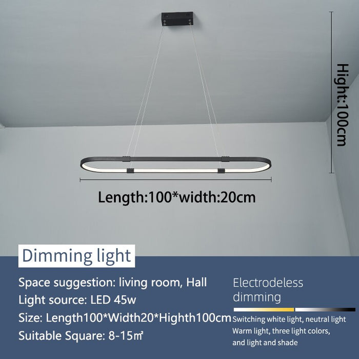 Decoramo NEO Gleam Minimalist Modern Chandelier For Dining Room Kitchen Bar