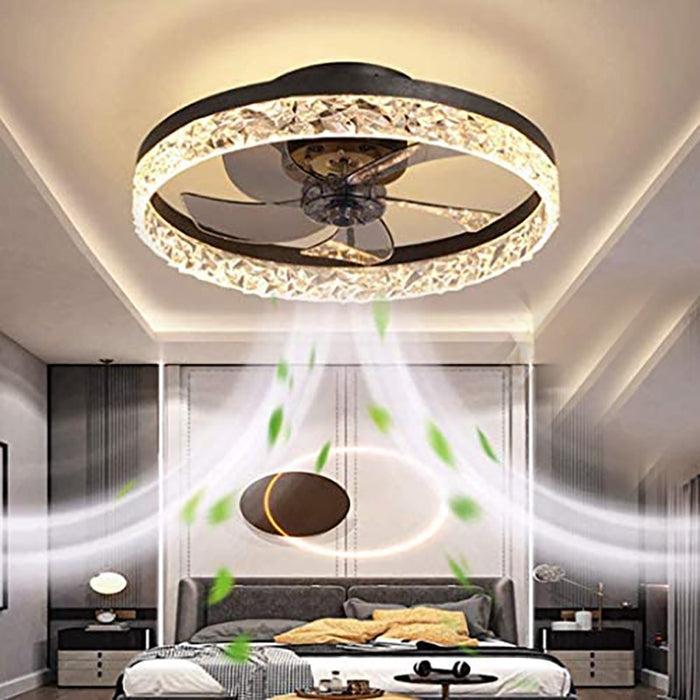 decoramo Nordic Decor Modern Ceiling Fan Chandelier