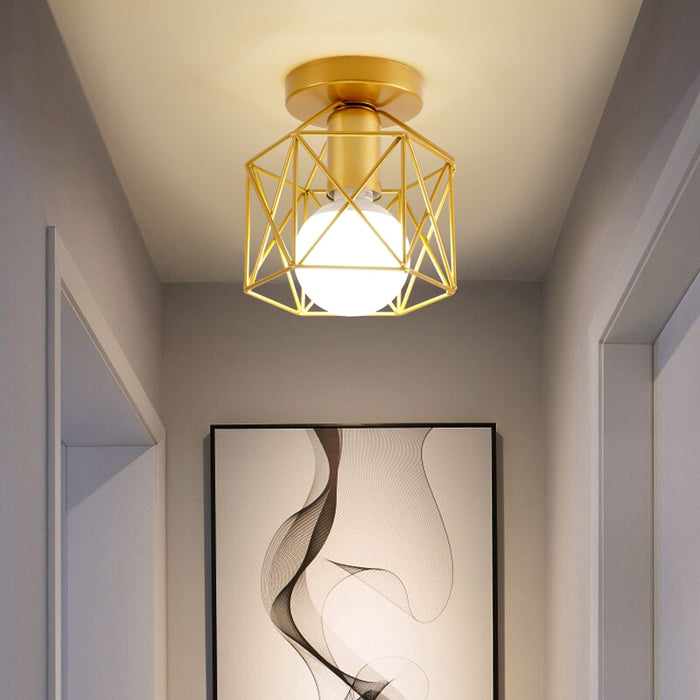 Decoramo Nordic Minimalism Gold Shade Ceiling Lights