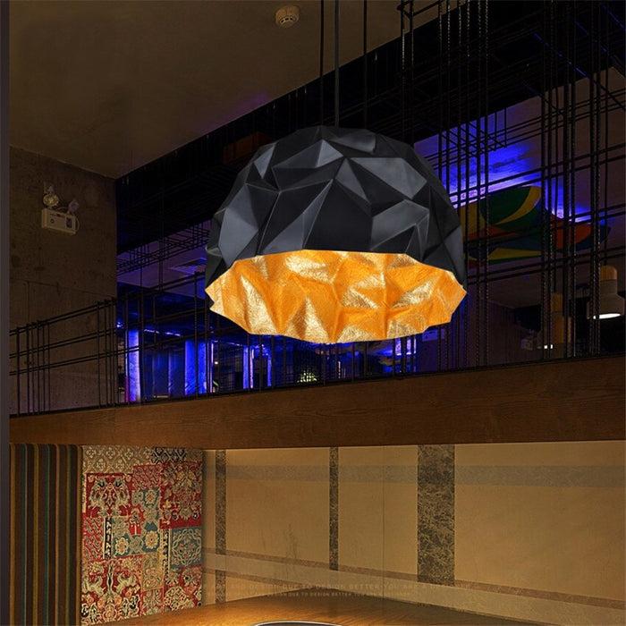 decoramo Origami American Vintage Retro Crumpled Pendant Light
