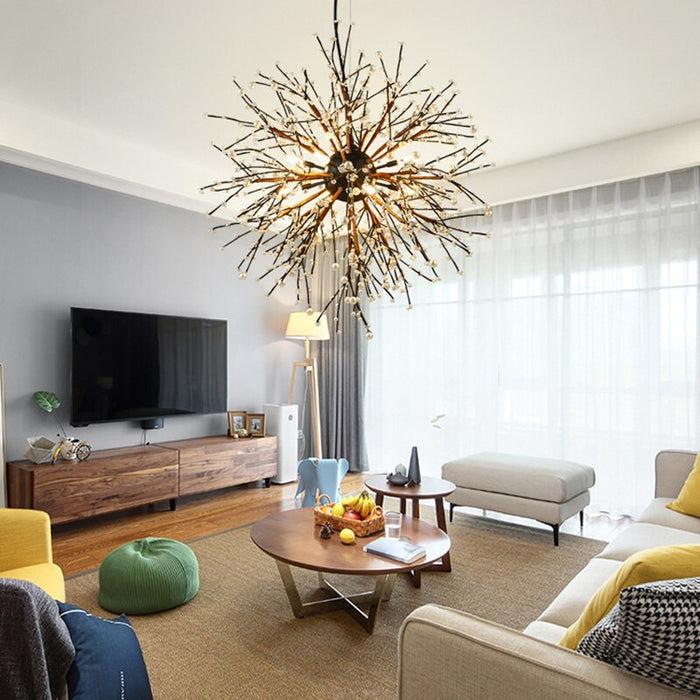 Decoramo Pearl Tree Branches With Bulbs - Creative Sphere Glass Lighting Fixture