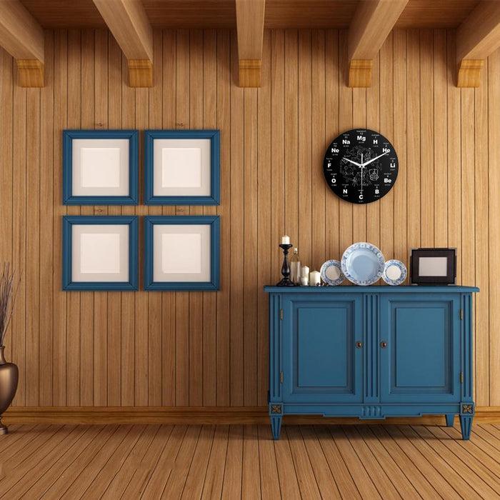 Decoramo Periodic Table Of Elements Wall Art Chemical Symbols Wall Clock