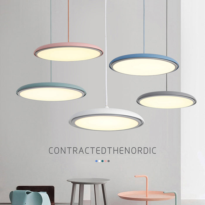 Decoramo Post-Modern Nordic Circular LED Hanging Lamps