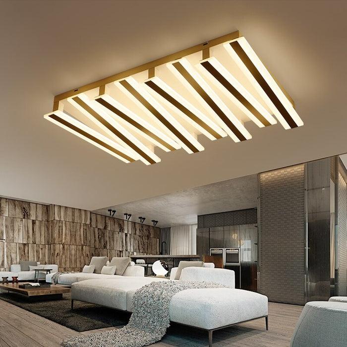 Decoramo Post-modern Piano Lighting Fixture - Rectangular & Minimalistic Ceiling Light