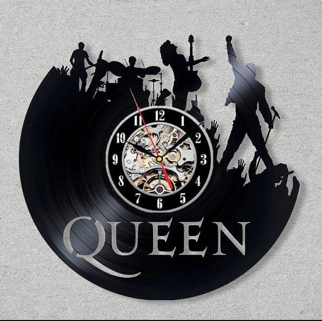 decoramo QUEEN Vinyl Record Clock Home Decor Wall Art