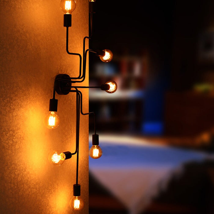 Decoramo Retro 23 1/2" To 47 1/4" Wide Metal Wire Branching Pendant Ceiling Lights