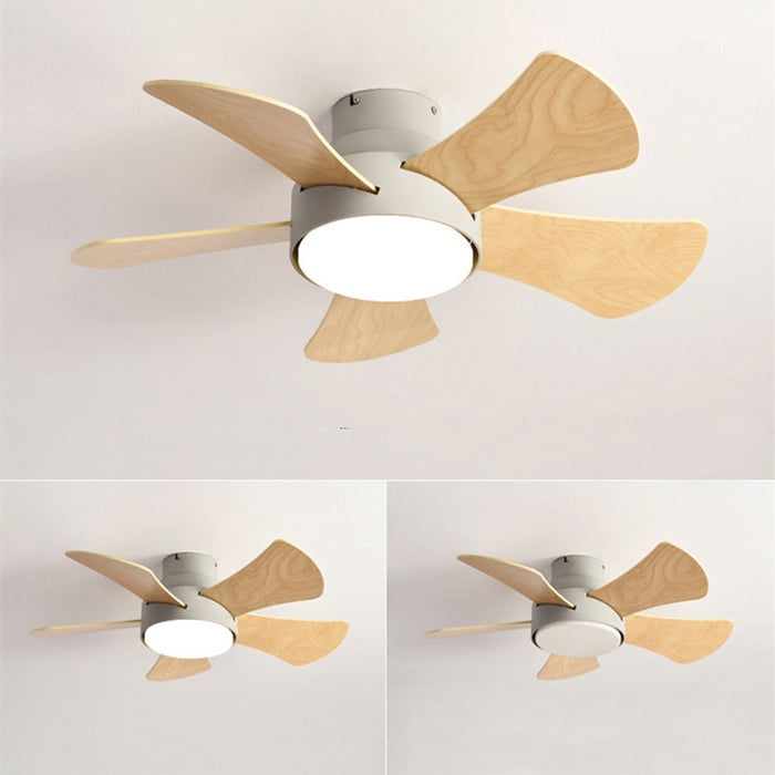 Decoramo Silent Fan Ceiling Lamp - Loft Fan With LED Light And Remote
