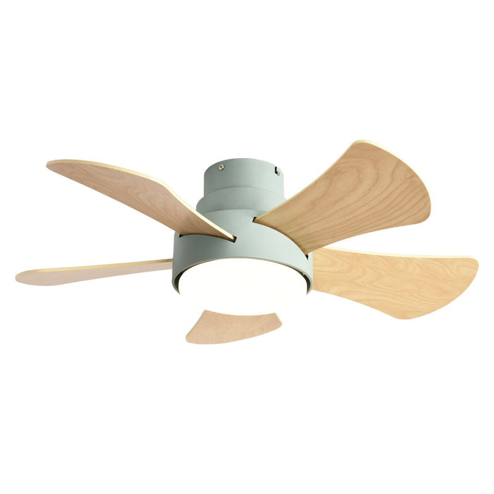 decoramo Silent Fan Ceiling Lamp - Loft Fan With LED Light and Remote