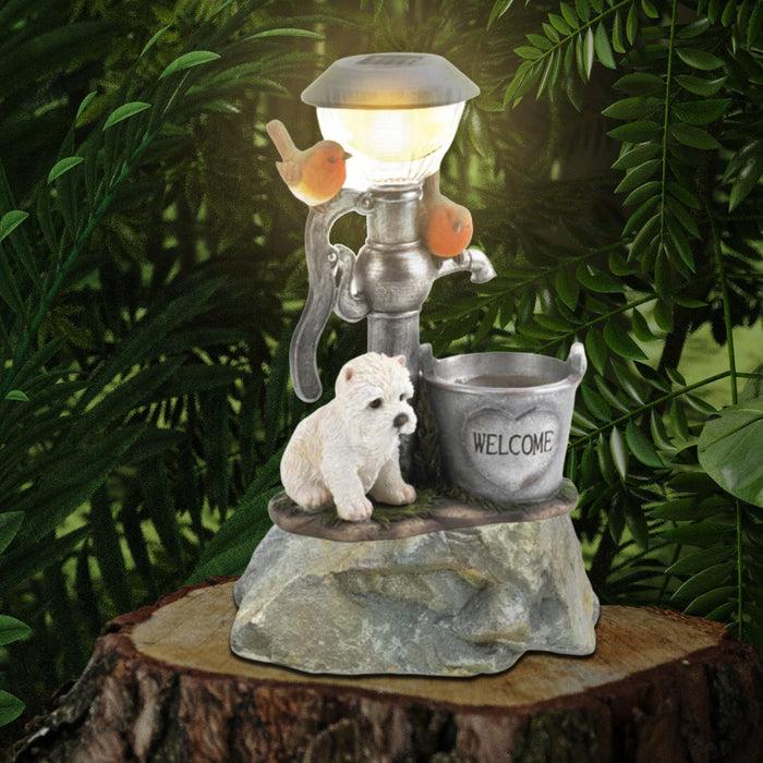 decoramo Solar LED Light Animals Decorative Figurine With Light Outdoor Garden Lawn