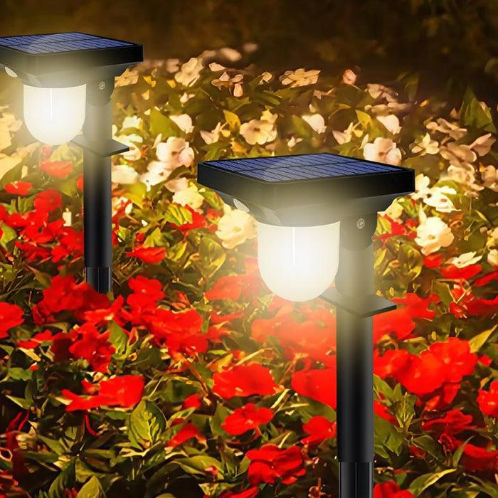 decoramo Solar Powered Motion Sensor Pathway Light Waterproof