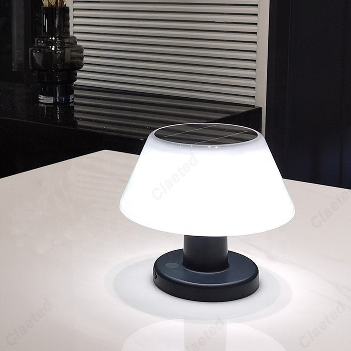 Decoramo Solar Powered Table Led Lamp Outdoor Modern