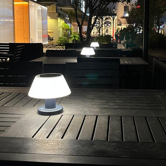 Decoramo Solar Powered Table Led Lamp Outdoor Modern