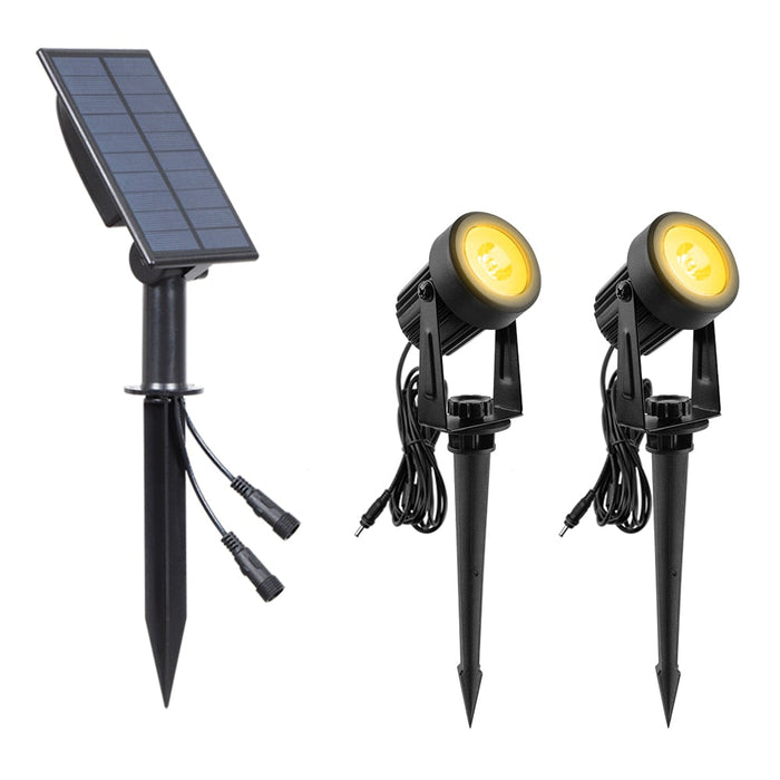 Decoramo Solar Spotlight Waterproof IP65 Solar Powered LED