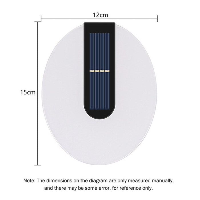 Decoramo Solar Wall Led Lights Outdoor Waterproof Solar Lamp