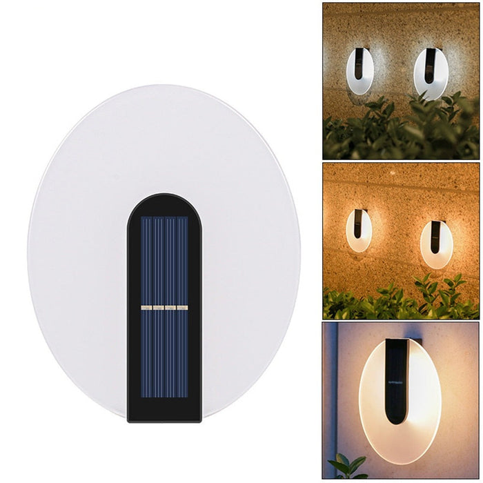 decoramo Solar Wall Led Lights Outdoor Waterproof Solar Lamp