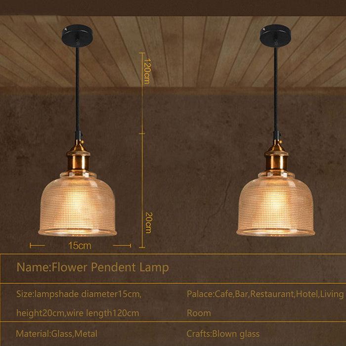 Decoramo Sosie - Retro European Color Glass Pendant Light