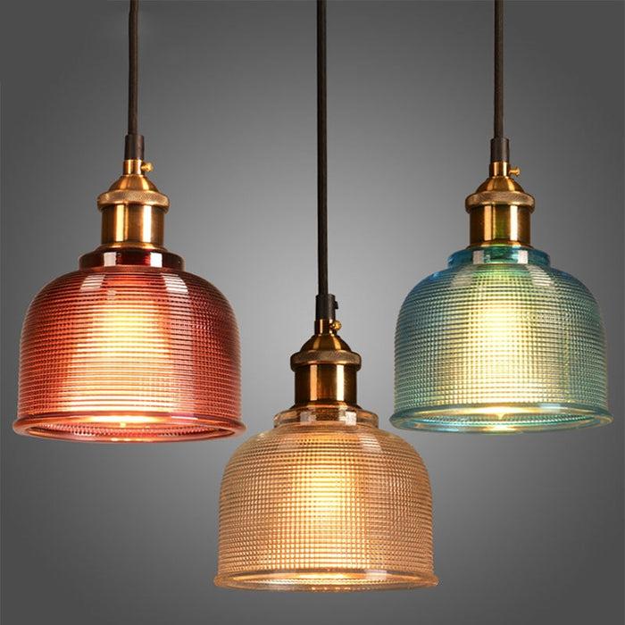 decoramo Sosie - Retro European Color Glass Pendant Light