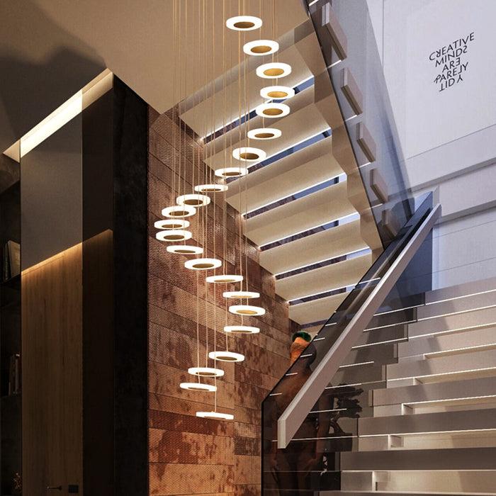 decoramo Stairway Suspended Chandelier Pendant Lights