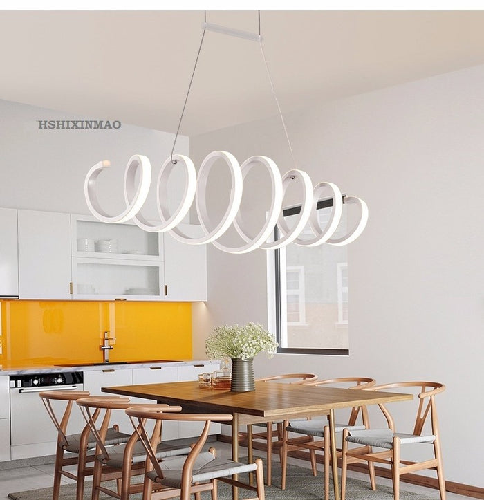 Decoramo Twisting Bedroom Dining Study Chandelier Lamp