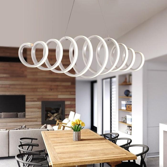 Decoramo Twisting Bedroom Dining Study Chandelier Lamp