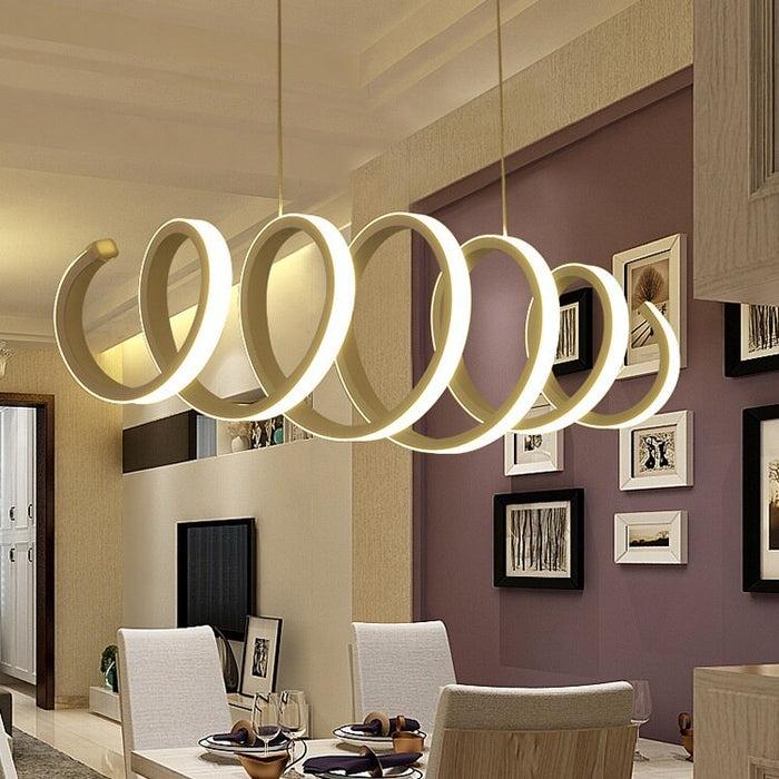 decoramo Twisting Bedroom Dining Study Chandelier Lamp